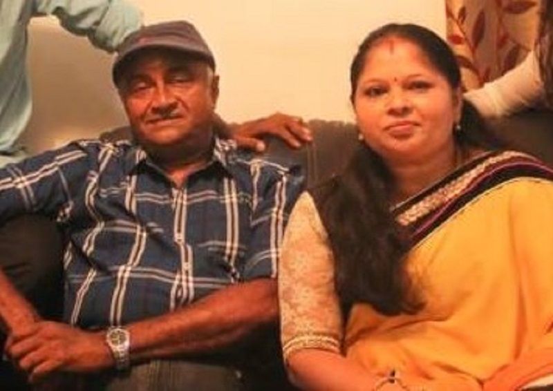 Bhaskar with his wife