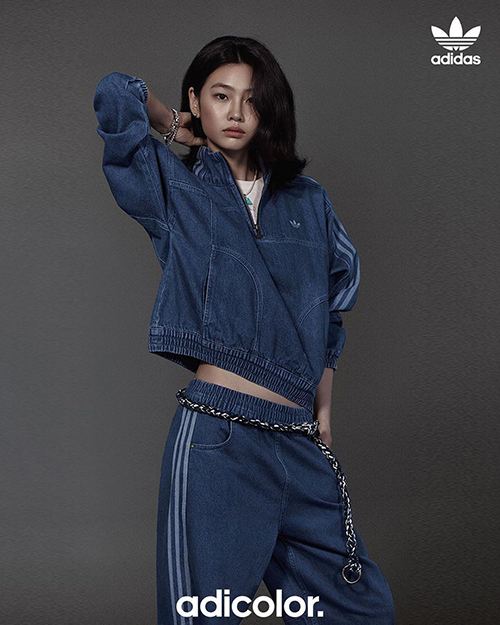 Jung Ho-yeon in the Adicolor campaign of Adidas Originals