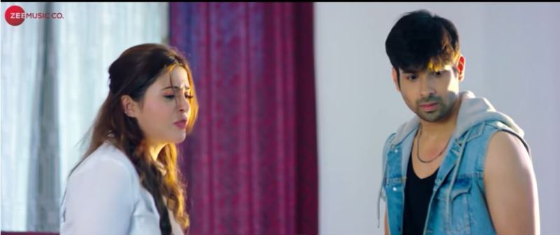Kunal Verma in a still from a music video Waise Toh Teri Yaad