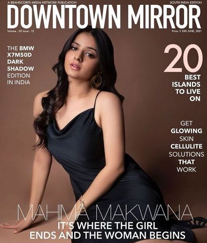 Mahima Makwana featured in Downtown Mirror magazine