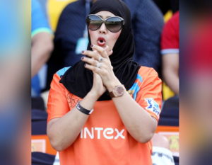 Munaf Patel's wife in hijaab