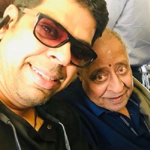 Murali Sharma with his father