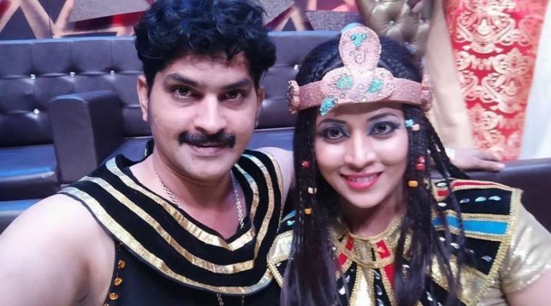 Ravi Kiran while participating in a dance show with his wife