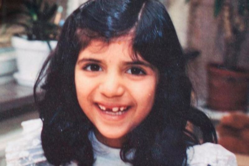 A childhood picture of Anni Dewani