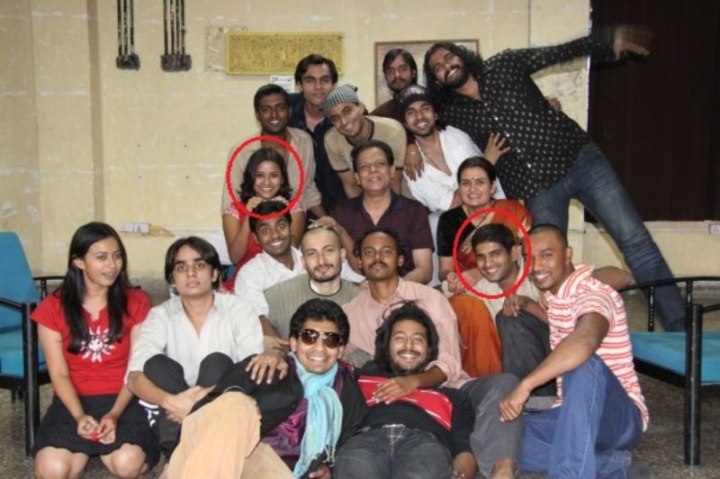 R Badree and Urmila Mahanta during their college days at FTII in 2009