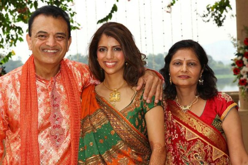 Anni Dewani with her parents - Vinod Hindocha and Nilam Hindocha