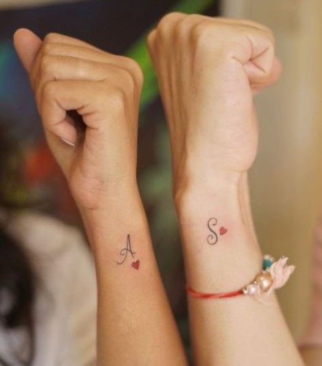 Anugrah`s and Sayantani`s tattoos