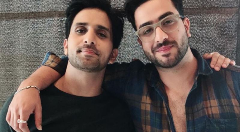 Arslan Goni with his brother, Aly Goni