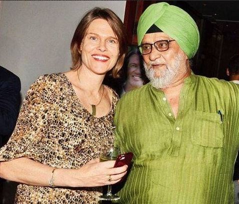 Bishan Singh Bedi with his first wife Gleninth