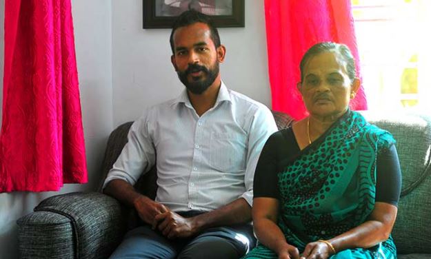 Chacko's wife and son