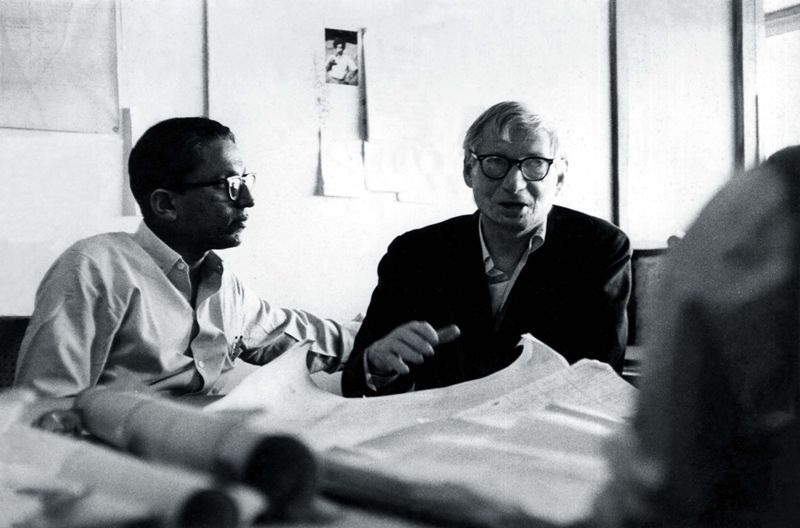 Doshi with Louis Kahn