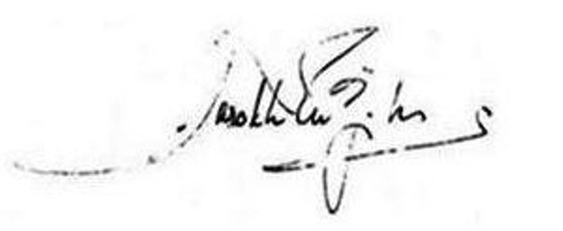 Farokh Engineer's signature