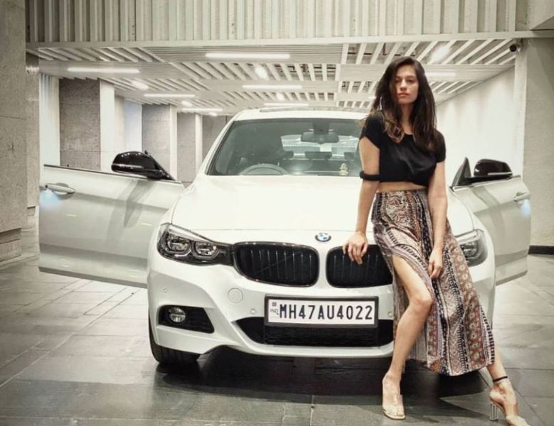 Gurpreet Bedi with her BMW