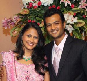 Harsh Jain with his wife