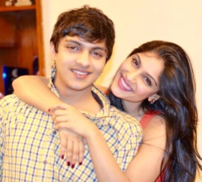 Ishita with her brother