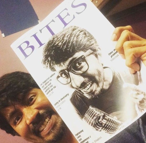 Karthik on the cover of a magazine