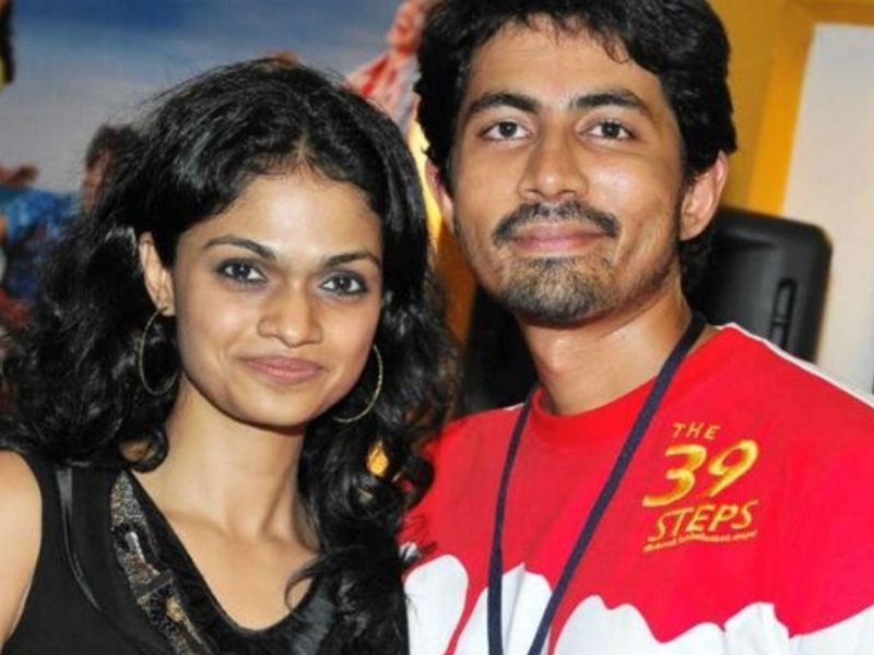 Karthik with his ex-wife Suchitra
