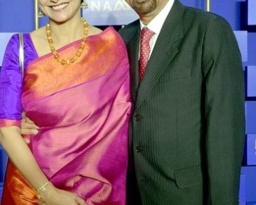 Krishnamachari Srikkanth with his wife, Vidya Srikkanth