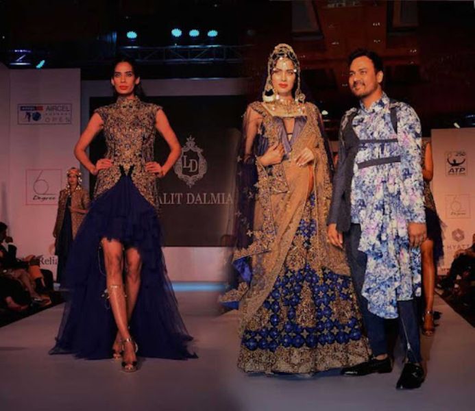 Lalit Dalmia in one of his fashion show