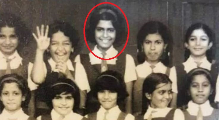 Leena Nair in her school days