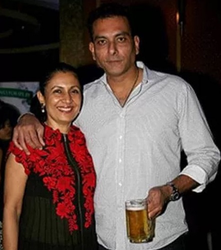 Ritu Singh with her ex-husband Ravi Shastri
