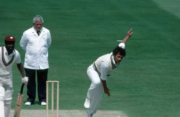 Roger Binny playing the 1983 Cricket World Cup