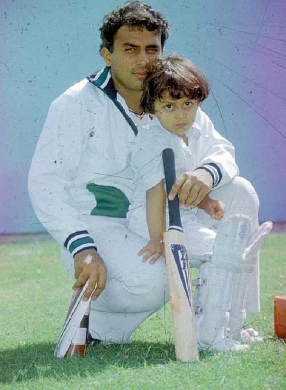 Rohan Gavaskar in his childhood
