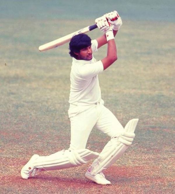 Sandeep Patil in action in tests