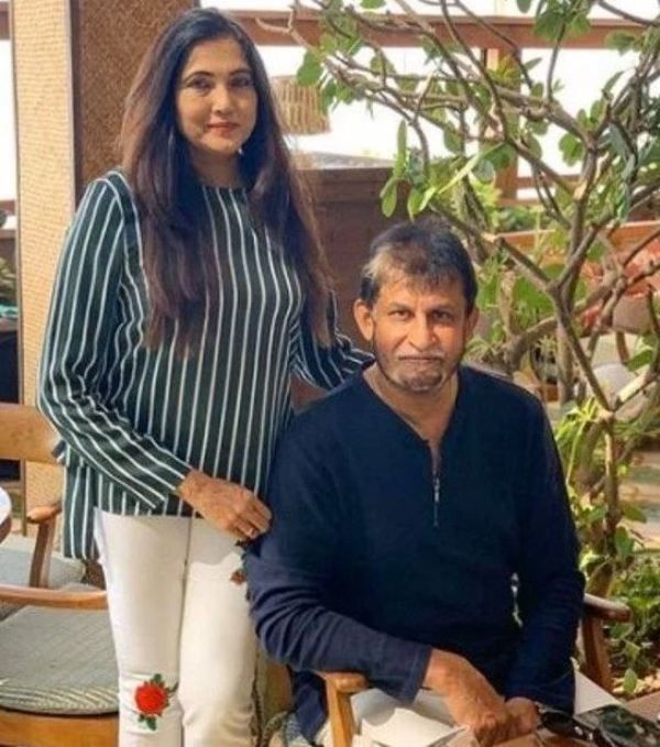 Sandeep Patil with his wife