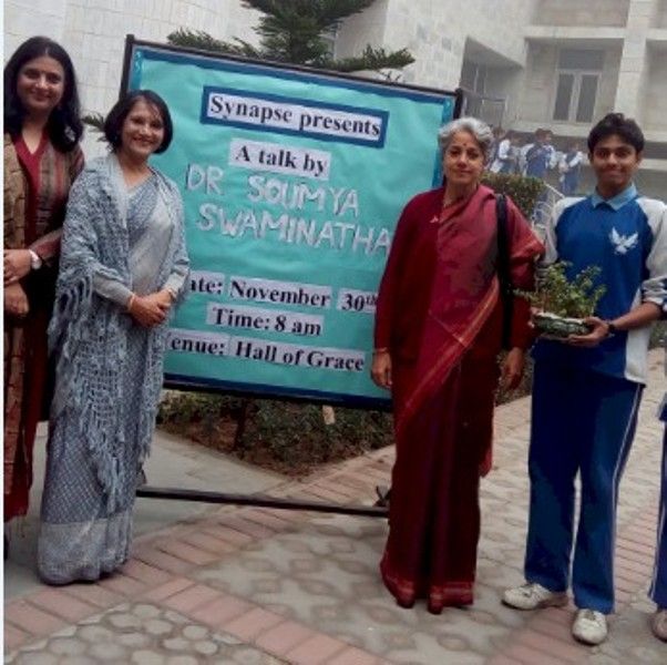 Soumya Swaminatahn visits for educational talk