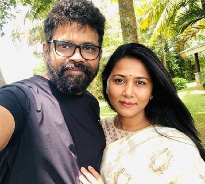 Sukumar with his wife