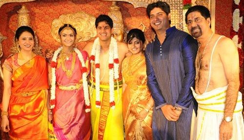 Vidya Srikkanth with her family