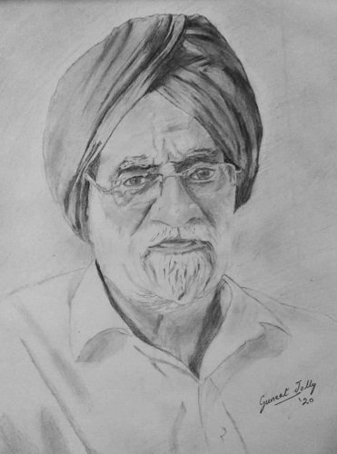 A sketch made by Guneet Jolly