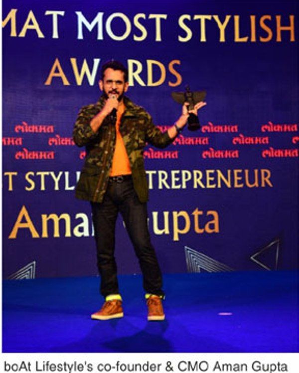 Aman Gupta wins Lokmat Most Stylish Entrepreneur of the Year