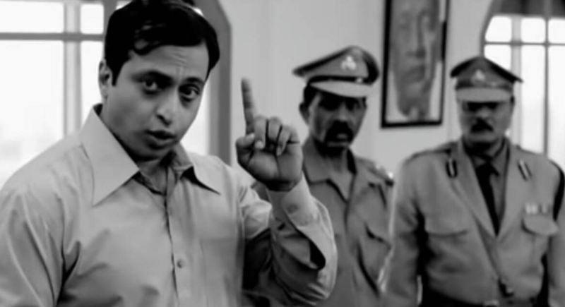 Amol Kolhe in a still from the movie Why I Killed Godse.