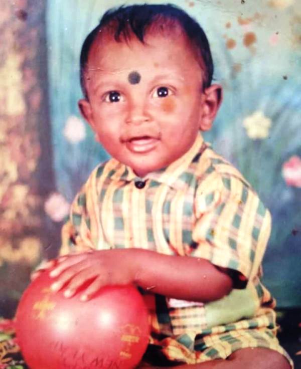 Childhood picture of Jagadeesh Prathap Bandari