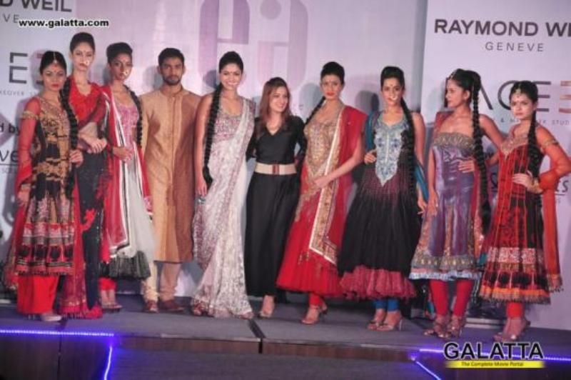 Erum Ali in her Chennai fashion show