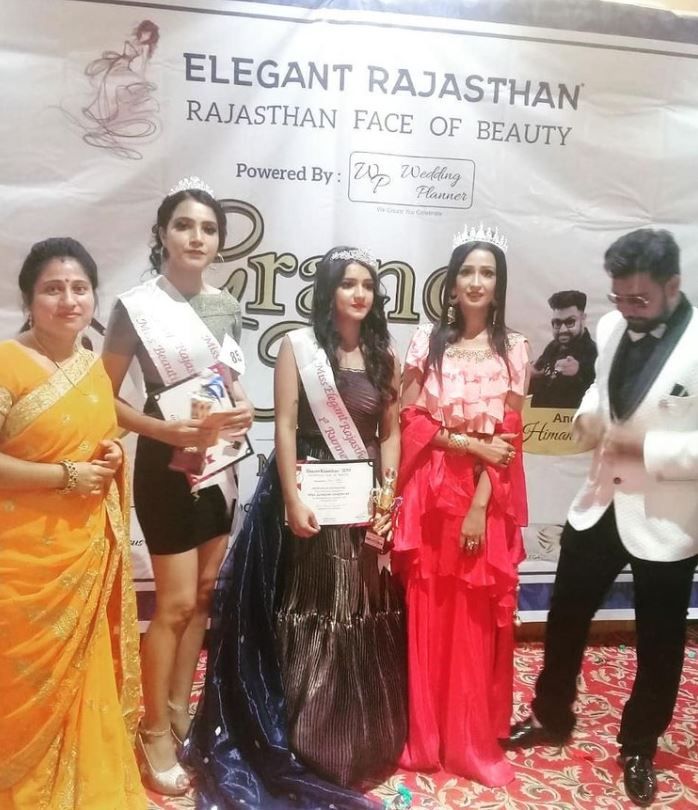 Gungun Upadhyay crowned as Miss Elegant Rajasthan 2019
