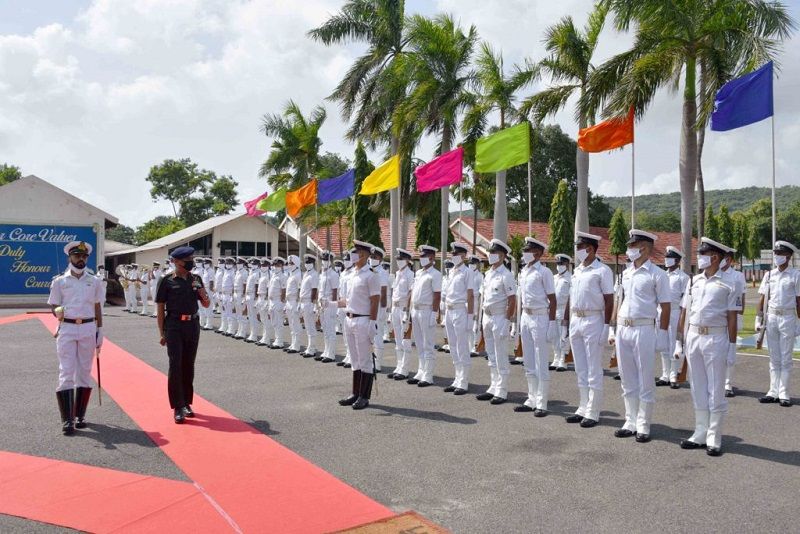 Lieutenant General Manoj Pande Commander-in-Chief of the Andaman & Nicobar Command (CINCAN) arrived at Visakhapatnam