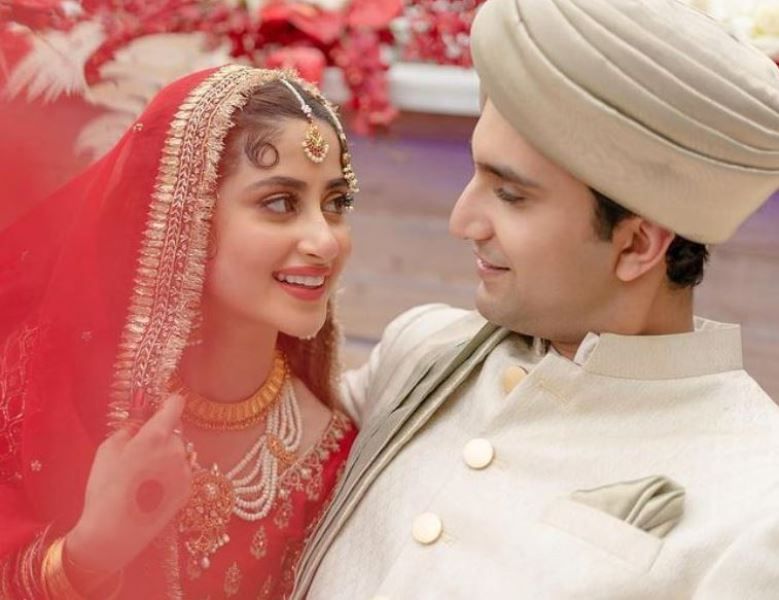 Sajal Aly's wedding picture