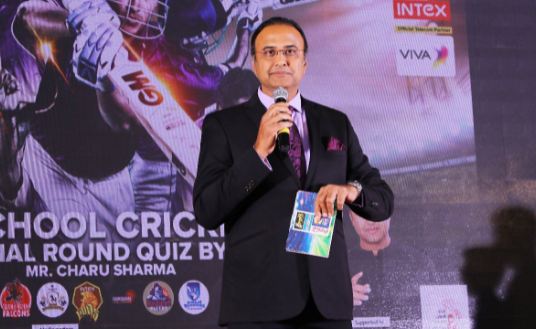 Charu Sharma hosting Bahrain Premier League Quiz 2018