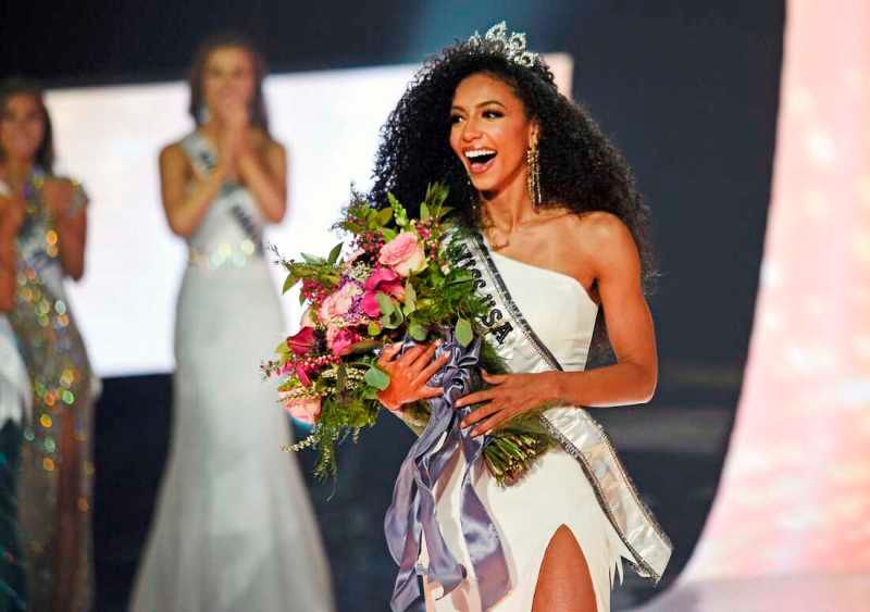 Cheslie after winning the title of Miss USA 2019