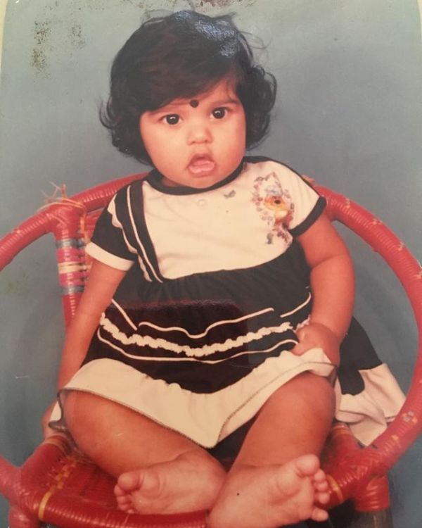 Childood picture of Bindu