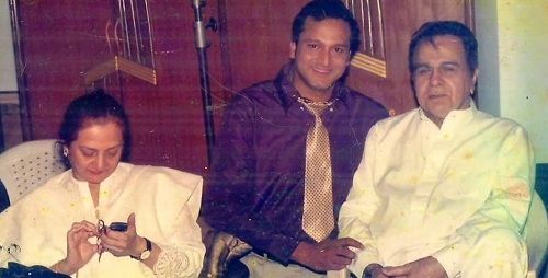 Firoz Ali with Dilip Kumar and Saira Banu