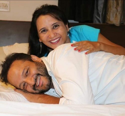 Firoz Ali with his wife