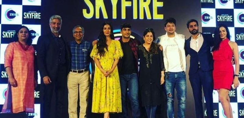 Jatin Goswami during the launch event of television series 'Skyfire'