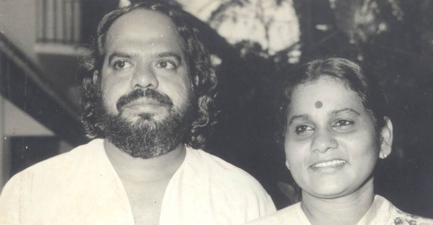 KPAC Lalitha with her husband