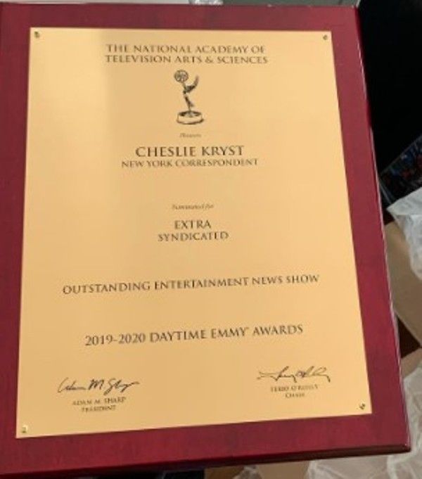 Kryst nomination for the for Daytime Emmy Awards