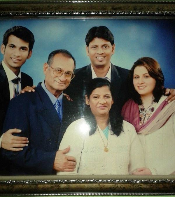 Obed Afridi's family photo