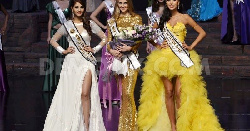 Purva Rana (Left) Miss Tourism (First Runner-up)